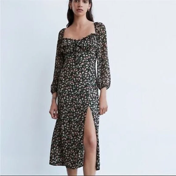 ZARA floral print dress - Picture 7 of 10